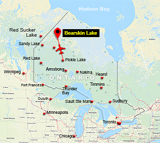 Fly From Pickle Lake To Bearskin Lake